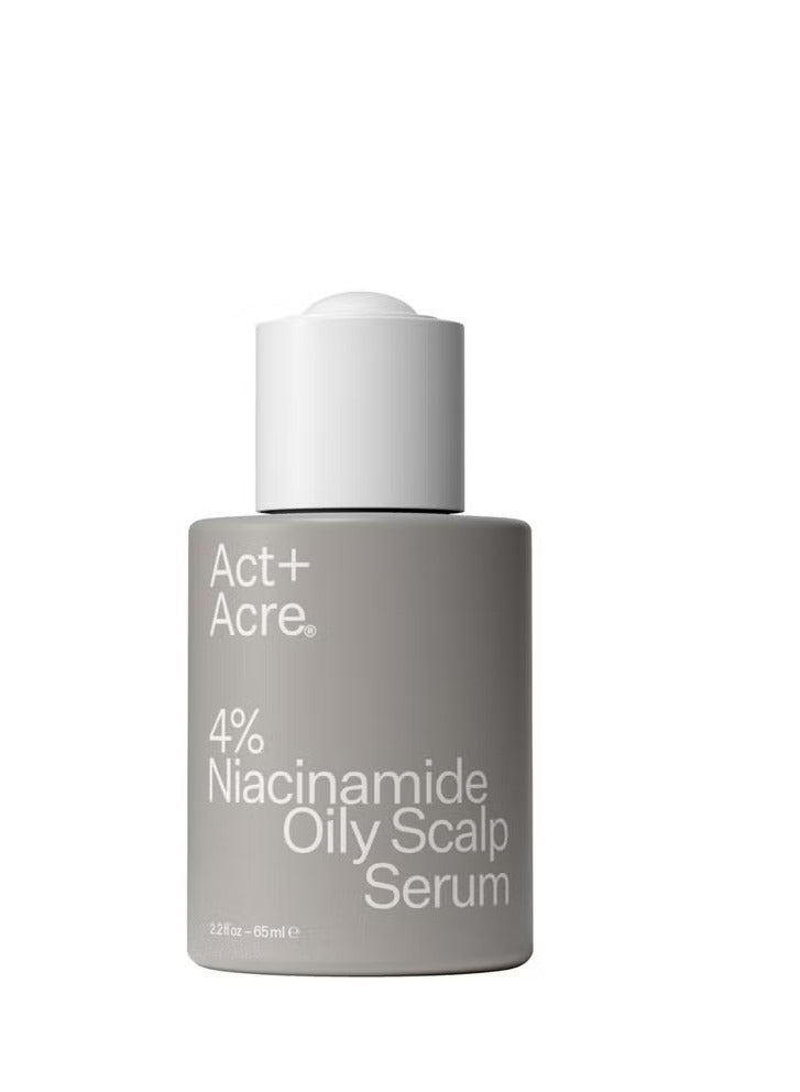 Act+Acre 4% Niacinamide Oily Scalp Serum 65ml - Image 1