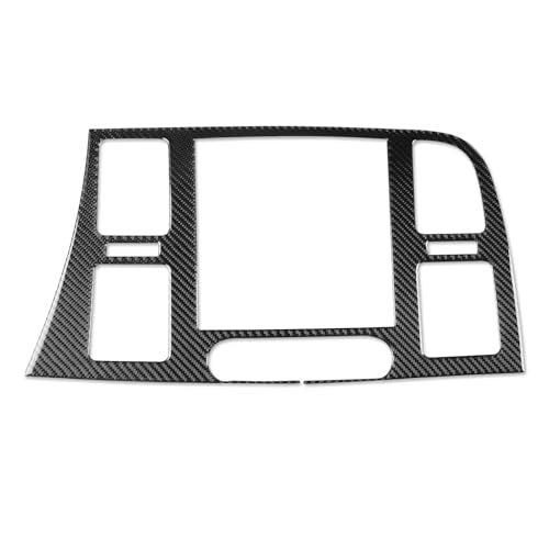 NVCNX Real Carbon Fiber Accessories for Chevy Silverado 1500 GMC Sierra 20072013 2008 2009 2010 2011 2012 Dash Center Air Vent Panel Cover Interior Trim Sticker Decal 1PC not for LTZSLTDenali - Image 3