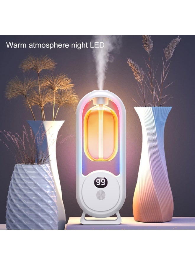 Smart Automatic Aromatherapy Diffuser Air Freshener – Dual Display Screen, 360° Spray, LED Light, Timer, Rechargeable, Wall-Mounted or Tabletop – for Home, Office, Car (No Essential Oils Included) - Image 2