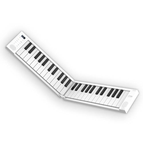 Kadence Midiplus Folding Electronic Piano 49 keys MIDI keyboard controller portable with 128 tones, 30 demo songs, 128 rhythm, Bpm control and octave/traspose features - Image 3