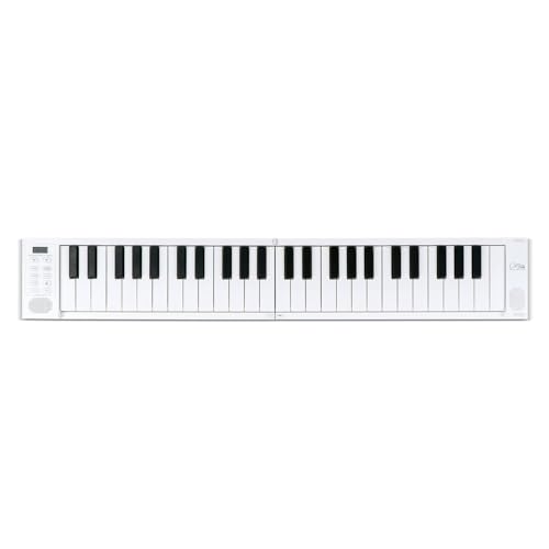 Kadence Midiplus Folding Electronic Piano 49 keys MIDI keyboard controller portable with 128 tones, 30 demo songs, 128 rhythm, Bpm control and octave/traspose features - Image 1