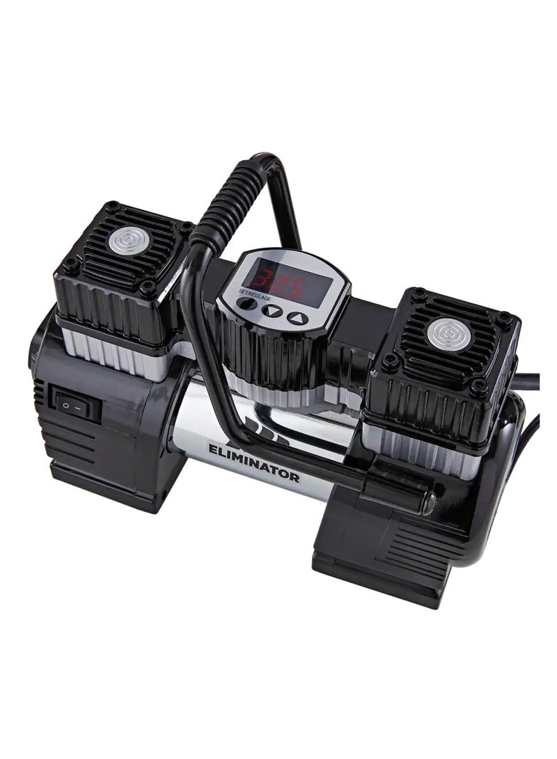 موتوماستر منفاخ إطارات عالي التحمل من موتو ماستر 12 فولت | 120 رطل لكل بوصة مربعة | مثالية للشاحنات الخفيفة ومركبات الطرق الوعرة والإطارات الكبيرة - Image 4