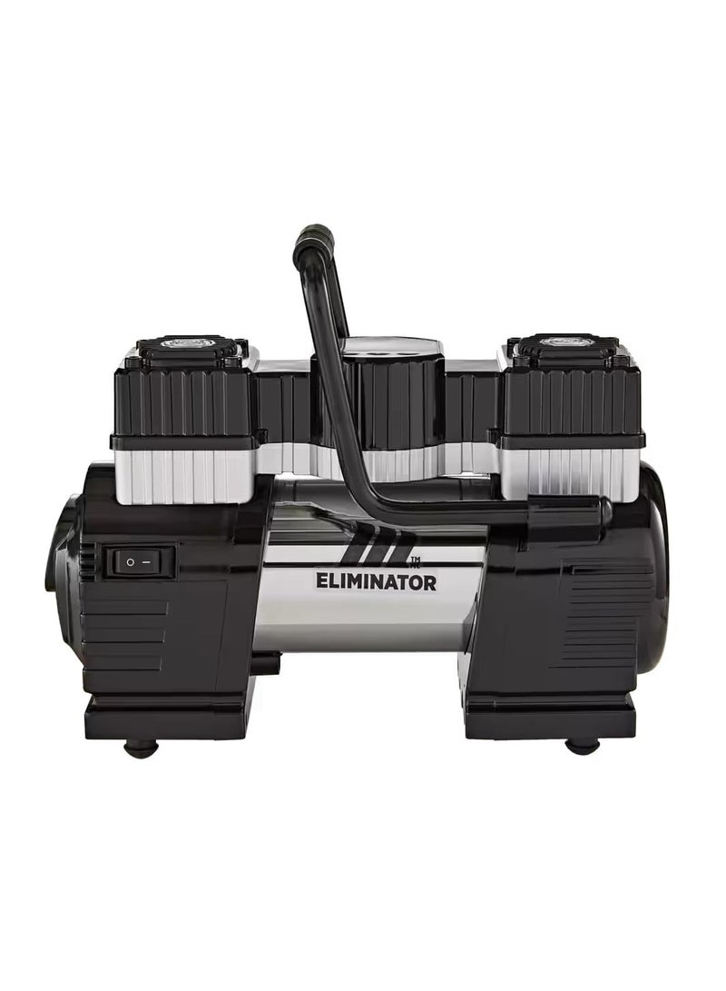 موتوماستر منفاخ إطارات عالي التحمل من موتو ماستر 12 فولت | 120 رطل لكل بوصة مربعة | مثالية للشاحنات الخفيفة ومركبات الطرق الوعرة والإطارات الكبيرة - Image 2