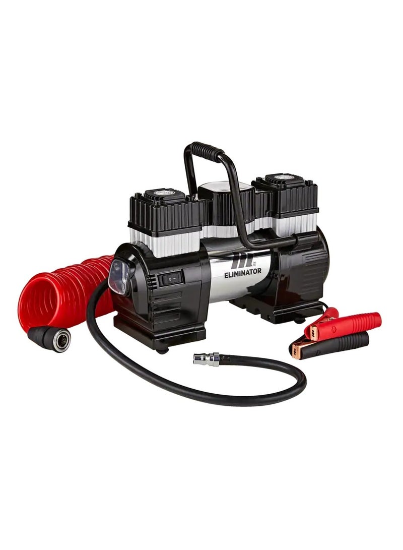 موتوماستر منفاخ إطارات عالي التحمل من موتو ماستر 12 فولت | 120 رطل لكل بوصة مربعة | مثالية للشاحنات الخفيفة ومركبات الطرق الوعرة والإطارات الكبيرة - Image 5