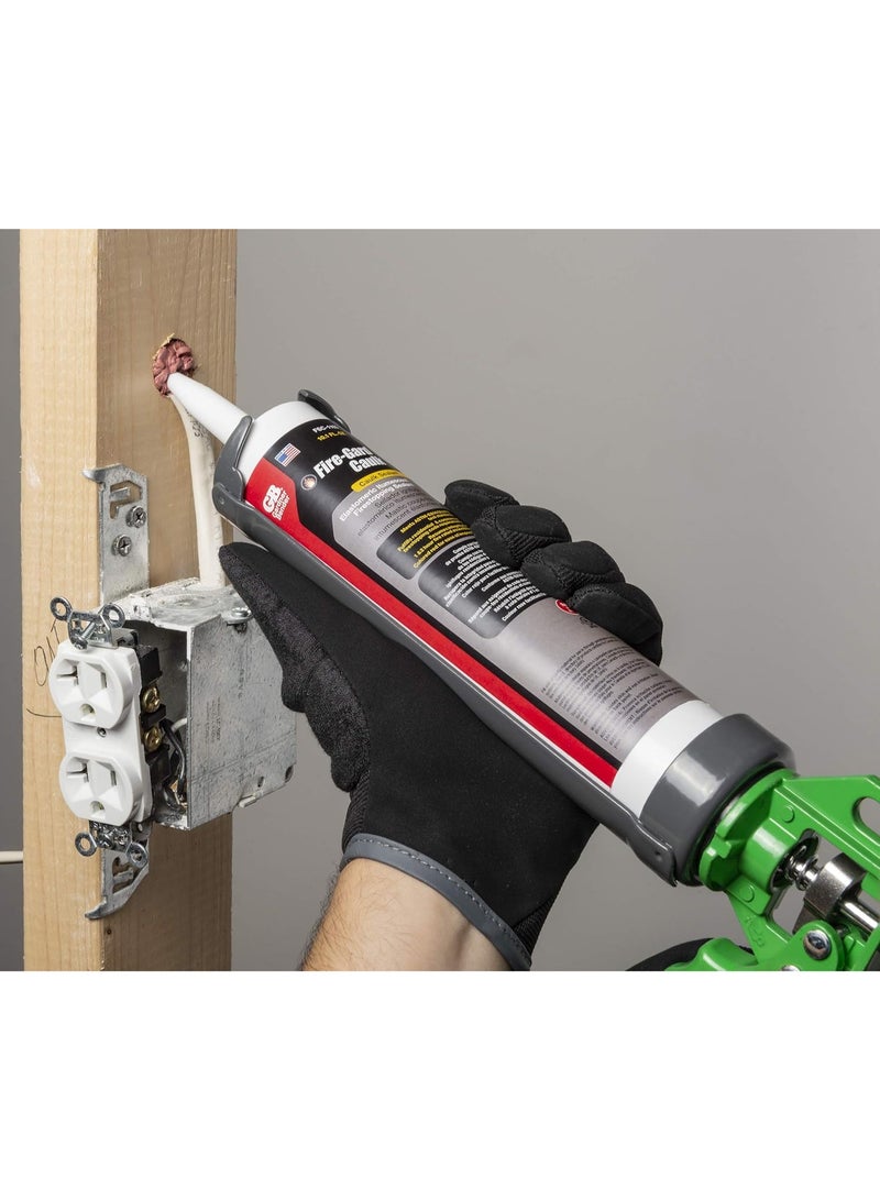 Gardner Bender Fire-Gard Firestopping Caulk Sealant, Firestopping Fire Guard Fire Safety, 10.1 oz, Red - Image 3