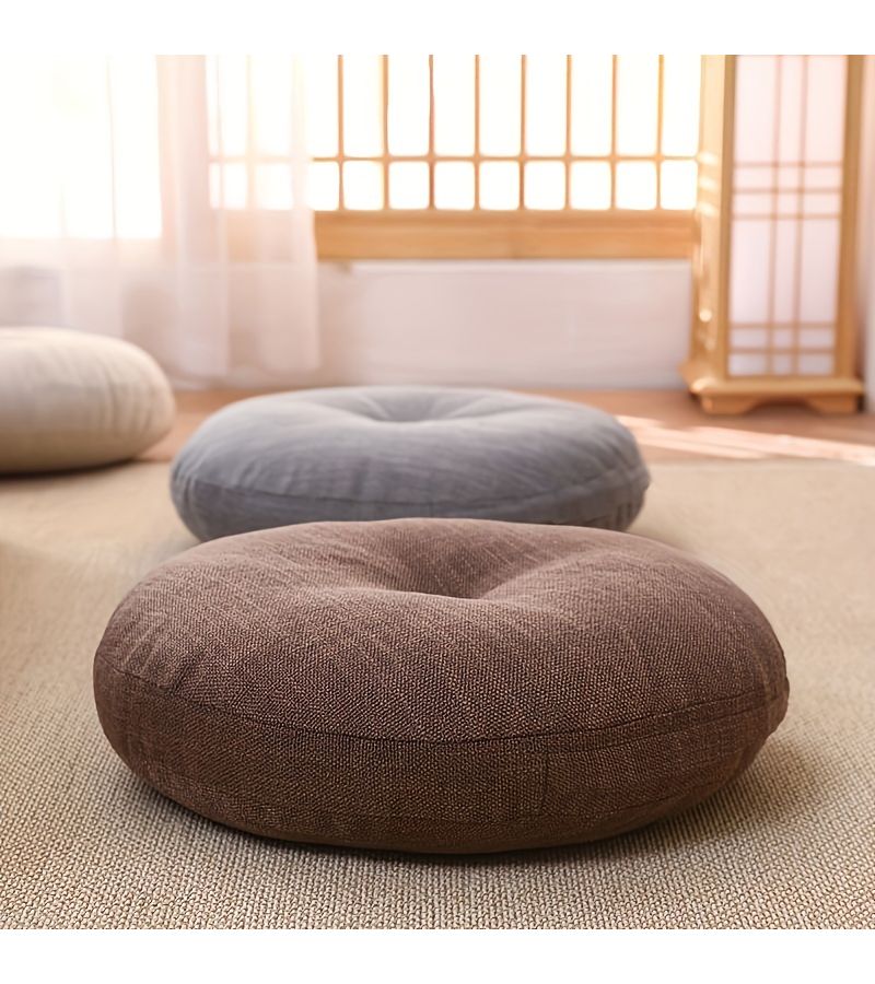Grey Solid Floor Backrest Pillow Cushion For Couch Sofa Bed Living Room Home Decoration - Image 4