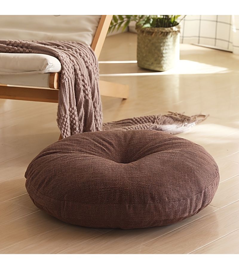 Grey Solid Floor Backrest Pillow Cushion For Couch Sofa Bed Living Room Home Decoration - Image 2