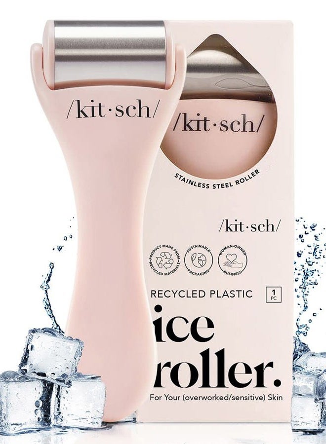 Kitsch Ice Face Roller Skin Care - Facial Rollers for Eye Puffiness, Cold Skin Rollers, Lymphatic Drainage Massager, Roller Face for Wrinkles, Migraine Relief - Terracotta - Image 1