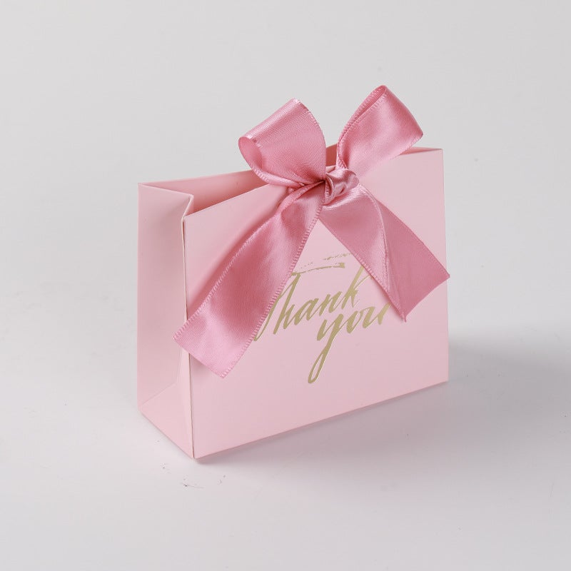 Pink Stamping Creative European Wedding Candy Box Grain Fruit Bag Gift Box Wedding Candy Box Wedding Candy Bag Spot - Image 2