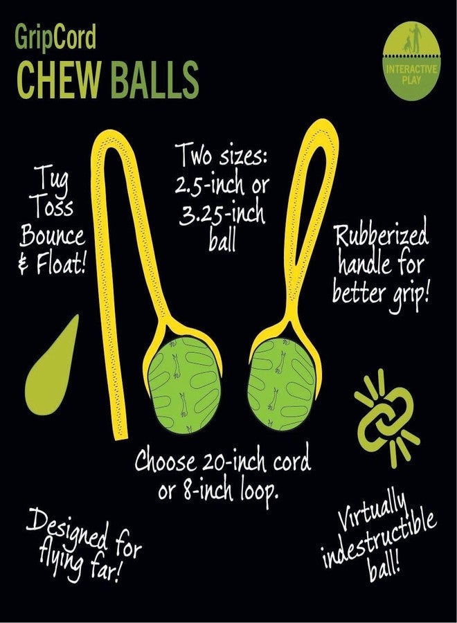 Starmark GripCord Chew Ball Loop Medium - Image 3