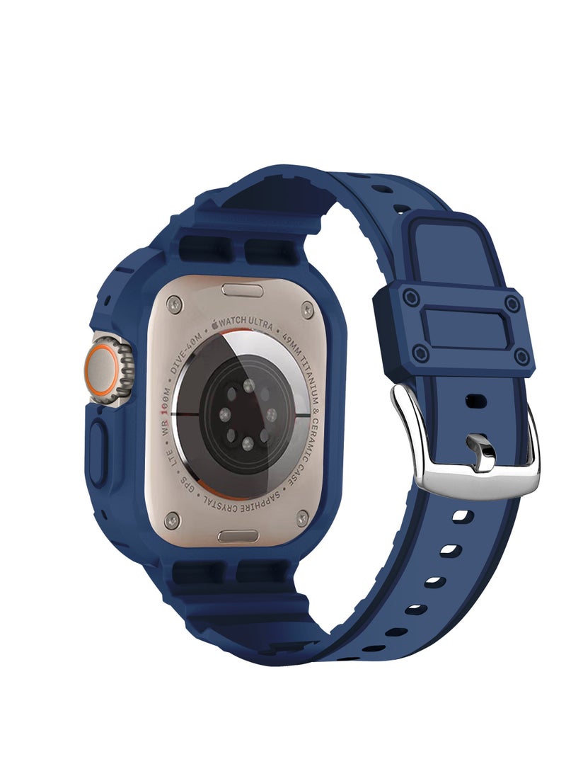 GULFLINK - Band Case Sports Wrist For Apple Watch 8 Ultra 49mm Blue - Image 1