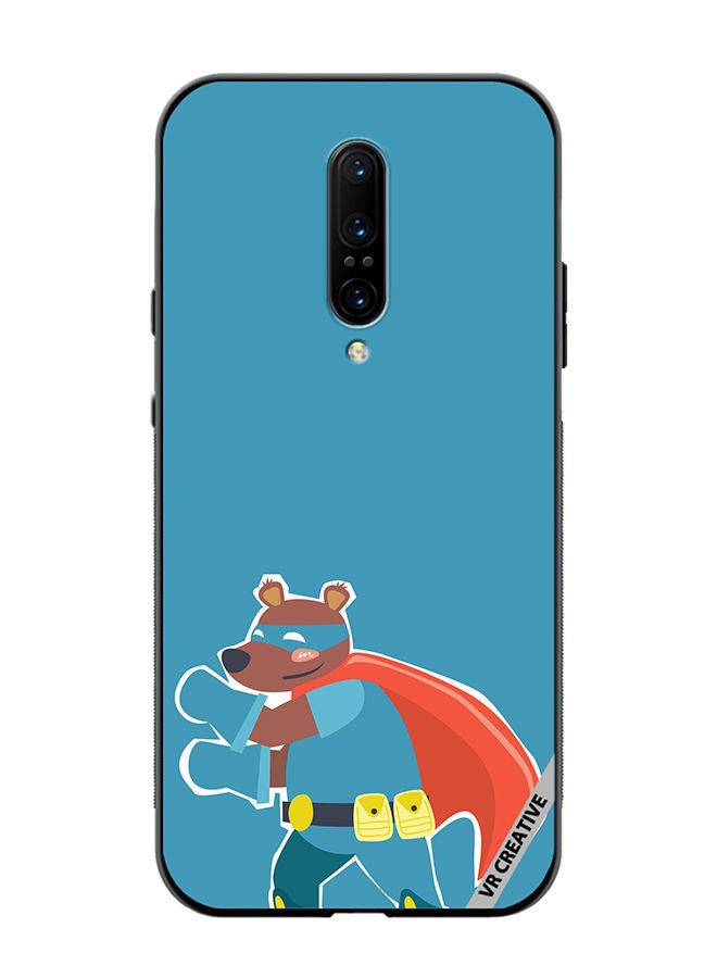 VR CREATIVE Protective Case Cover For OnePlus 7 Pro Super Bear Design Multicolour - Image 1