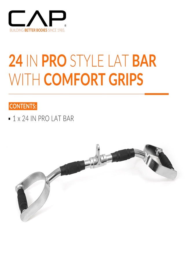 CAP Barbell Deluxe Pro-Style LAT Bar, 24-Inch - Image 2