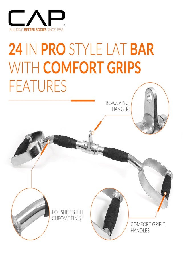 CAP Barbell Deluxe Pro-Style LAT Bar, 24-Inch - Image 3