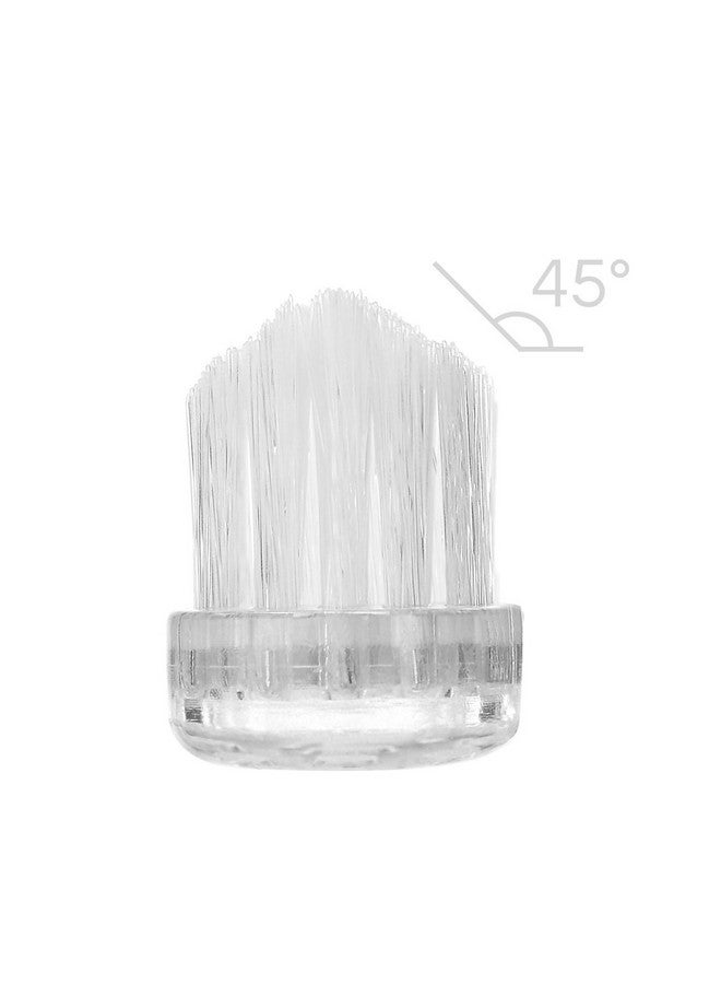 Supersmile New Generation Toothbrush w/ Patented 45° Soft Nylon Bristles - Whitening Tooth Brush w/ Ergonomic Handle Guarantees ADA Recommended Brushing Angle for Adults & Children (Clear),1 Count - Image 5