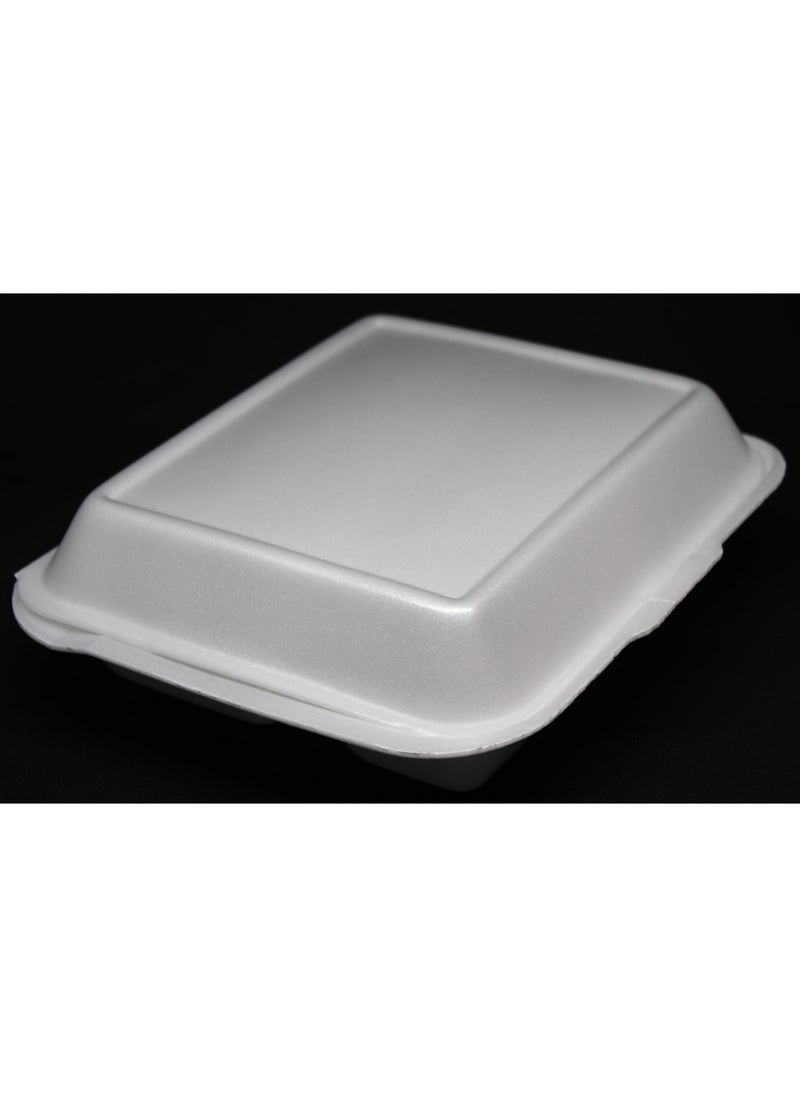Generic - اطباق فوم  3 عين لانش بوكس ( عدد 25 طبق ) - Image 1