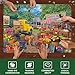 Libeder Farmers Market Puzzles for Adults 1000 PiecesVibrant Farm Stand Fresh Produce Bustling Market Scene Jigsaw Puzzle Finished Size is 276 x 197 - Image 4