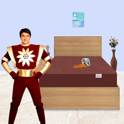 GADDA CO Single Bed Waterproof Mattress Protector | Ultra Soft Cotton Feel Terry | Breathable & Hypoallergenic | 75x36 inch (6.25x3 ft) | Coffee | Pack of 1 - Image 3