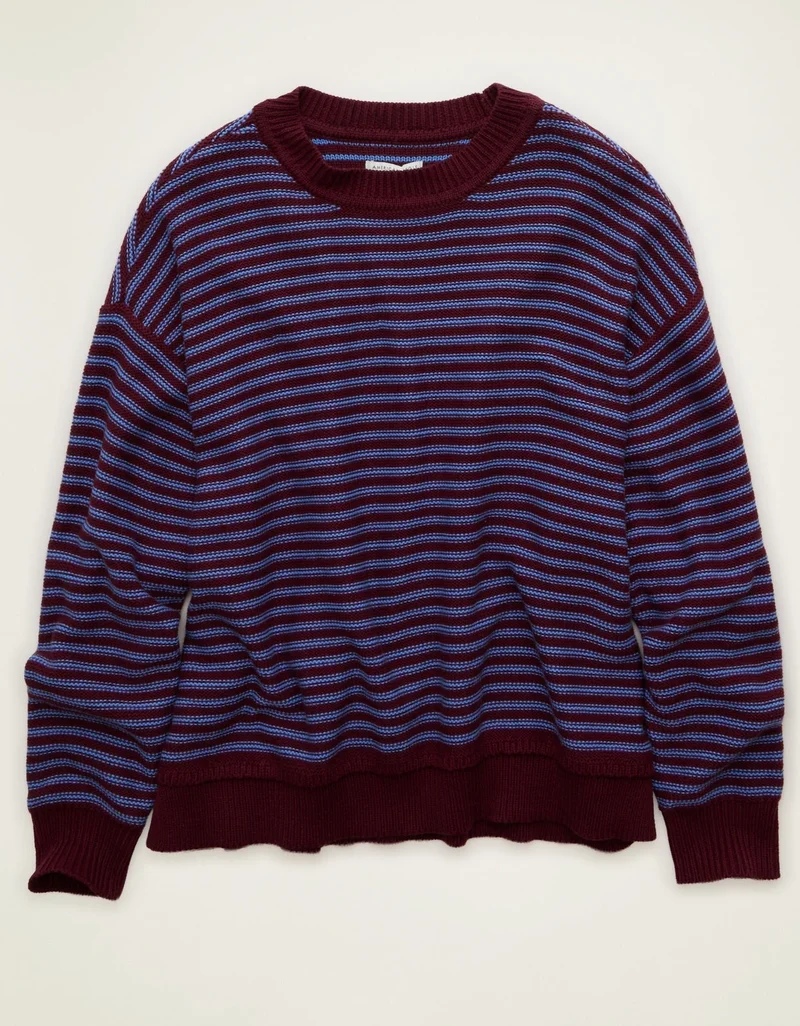 American Eagle  AE Oversized Crew Neck Sweater for Women | Best Price UAE