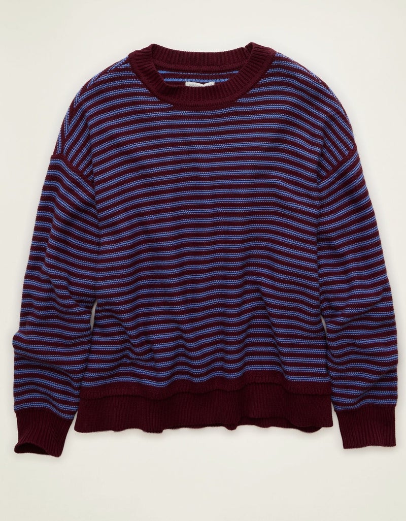 American Eagle AE Oversized Crew Neck Sweater - Image 4