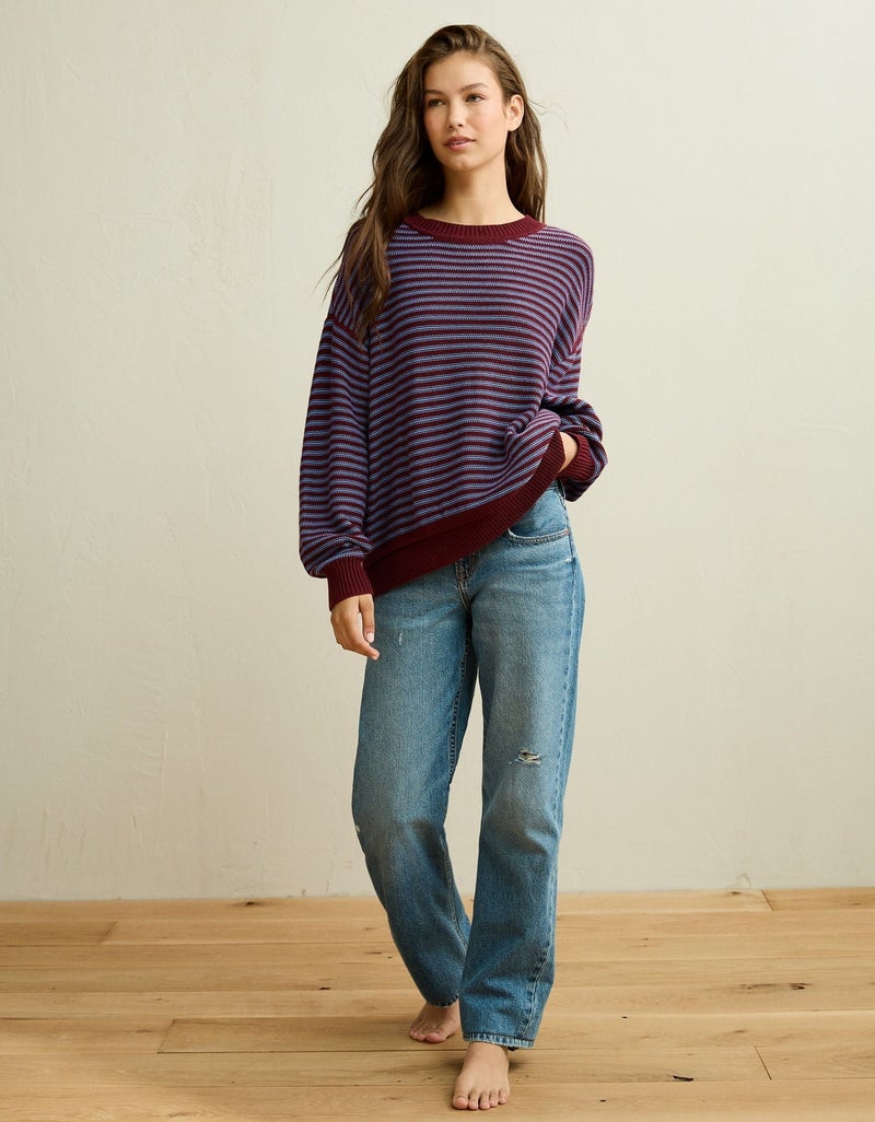 American Eagle AE Oversized Crew Neck Sweater - Image 3