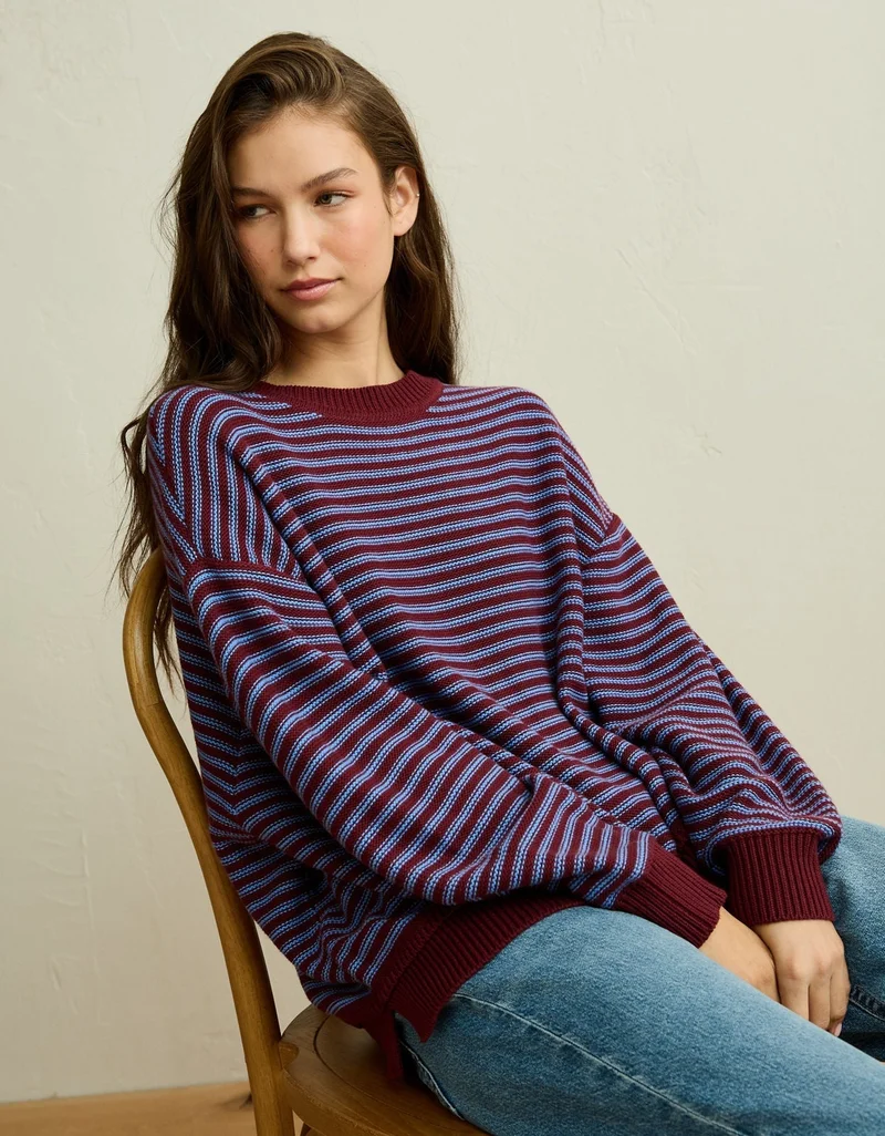 AE Oversized Crew Neck Sweater