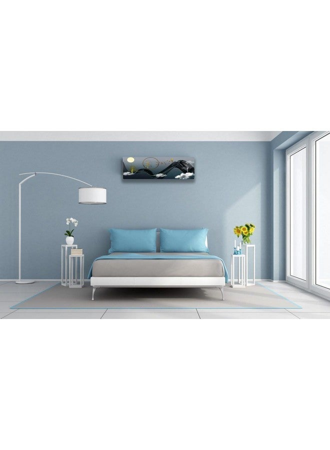 CLOUDTAIL CHOICE Printed Air Conditioning Dust Cover Folding Designer Ac Cover for Indoor Split Ac 1.5 ton (97 x 31 x 21 .5cm ) (CL_moonlight) - Image 4