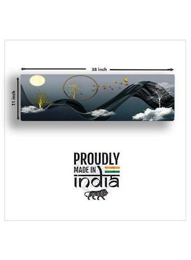 CLOUDTAIL CHOICE Printed Air Conditioning Dust Cover Folding Designer Ac Cover for Indoor Split Ac 1.5 ton (97 x 31 x 21 .5cm ) (CL_moonlight) - Image 5