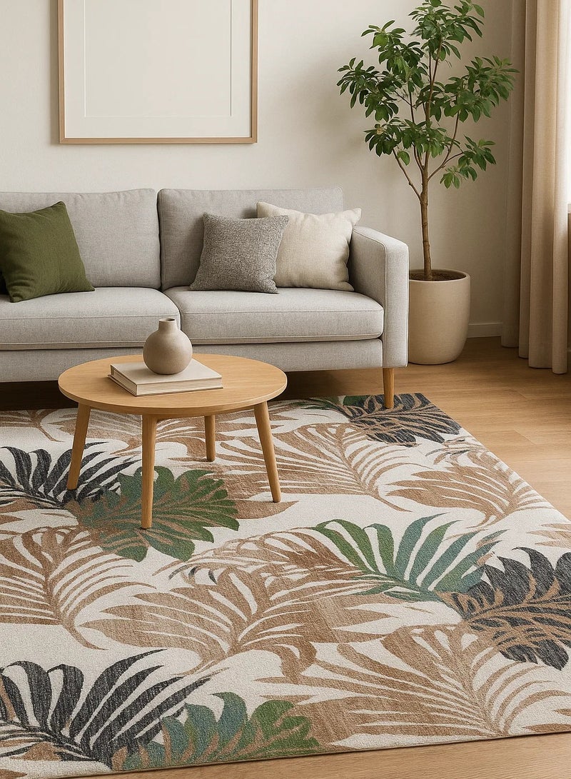 لوفت سانفورد،سجادة،200×285سم،قماش،أوراق،مضادة للانزلاق-3-NQ2-I - Image 1