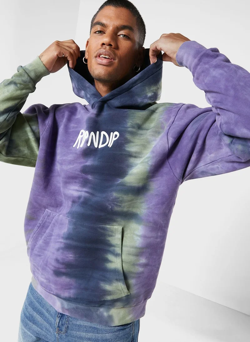 RIP N DIP Ripndip Rubber Logo Hoodie