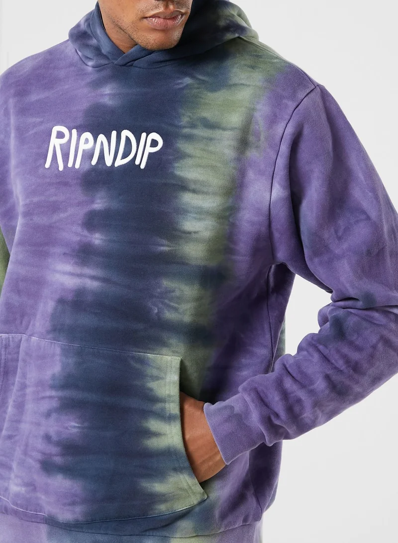 RIP N DIP Ripndip Rubber Logo Hoodie