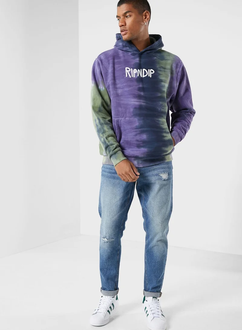 RIP N DIP Ripndip Rubber Logo Hoodie