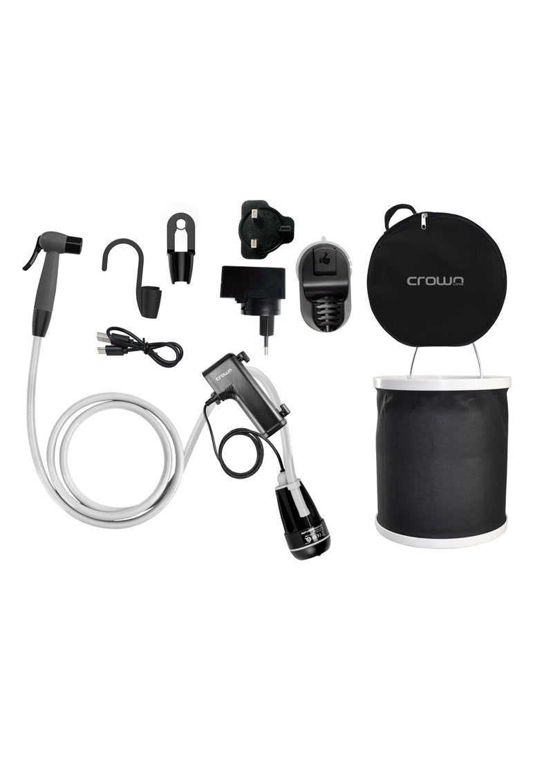 Crownline Portable And Rechargeable Outdoor Bidet Rpb-350  - Image 3