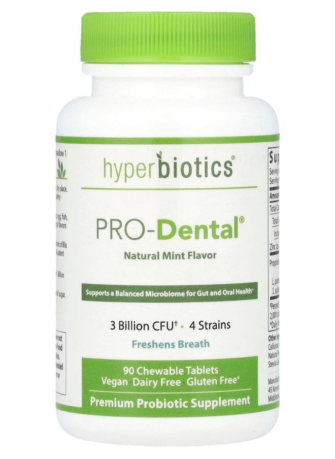 Pro-Dental® Probiotic Natural Mint 90 Chewable Tablets - pzsku/ZD9CC62EAEC3EB1183CBDZ/45/_/1729515389/ee0ddc0d-85d9-4766-a494-bf5d3ec53812