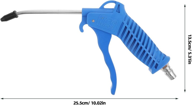 Artibetter High Pressure Air Compressor Nozzle Blower Kit with Extended Blue Air Nozzle for Dust Cleaning for Industrial Home Car Garage Use - Image 2