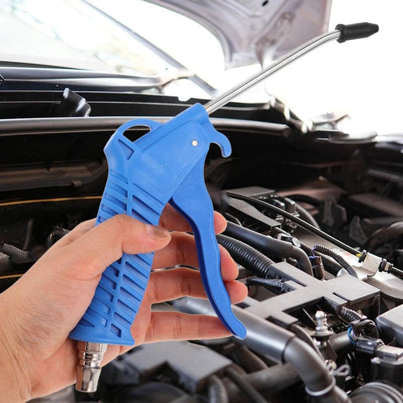 Artibetter High Pressure Air Compressor Nozzle Blower Kit with Extended Blue Air Nozzle for Dust Cleaning for Industrial Home Car Garage Use - Image 4