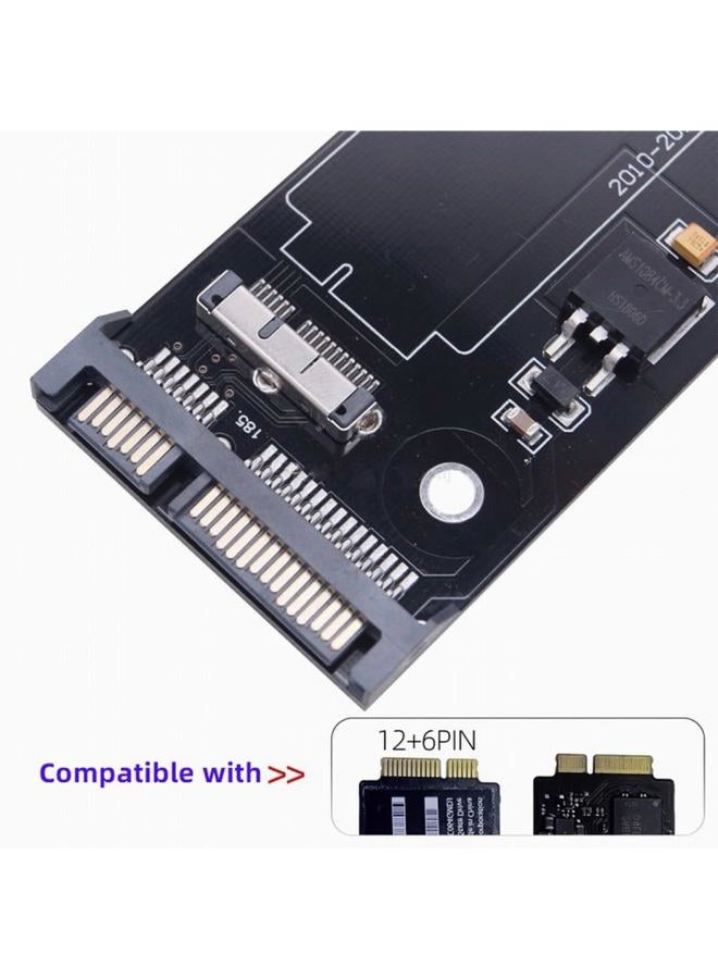 Cablecc Chenyang PCBA 12+6pin SSD HDD to SATA 22Pin Hard Disk Cartridge Drive for 2010 2011 Mac Air A1369 A1370 SSD - Image 3