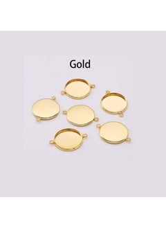 20Pcs Stainless Steel Cabochon Settings Trays Connector,12Mm Round Blank Pendant Trays Base For Necklace Earrings Bracelets Jewelry Making Diy Findings (Gold) - pzsku/ZD9CC765754415E9099E8Z/45/_/1733730266/c3196f65-5b1a-40e8-8632-edafa11c2af9