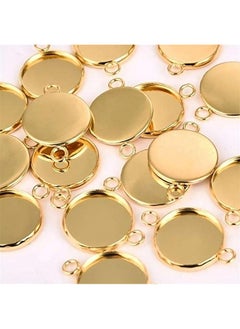 20Pcs Stainless Steel Cabochon Settings Trays Connector,12Mm Round Blank Pendant Trays Base For Necklace Earrings Bracelets Jewelry Making Diy Findings (Gold) - pzsku/ZD9CC765754415E9099E8Z/45/_/1733730277/76e34401-89b0-449b-85cb-c389534a8d09