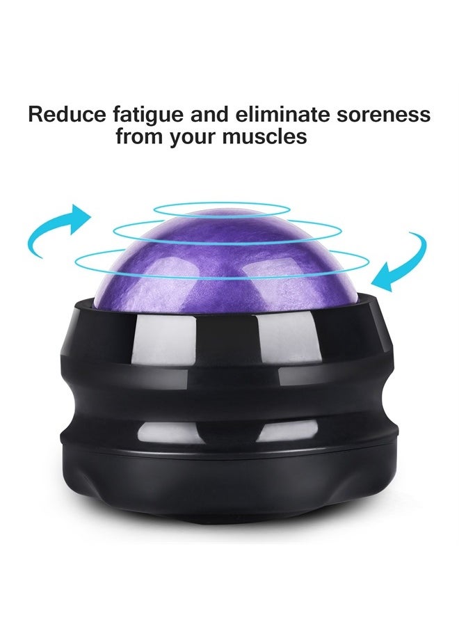 Solacium Manual Massage Roller Ball - Massager and Therapy Tool for Sore Muscles, Shoulders, Arms, Neck, Back, Feet, Body, Deep Tissue, Stiffness, Joint Pain, Stress Relief  - Image 4