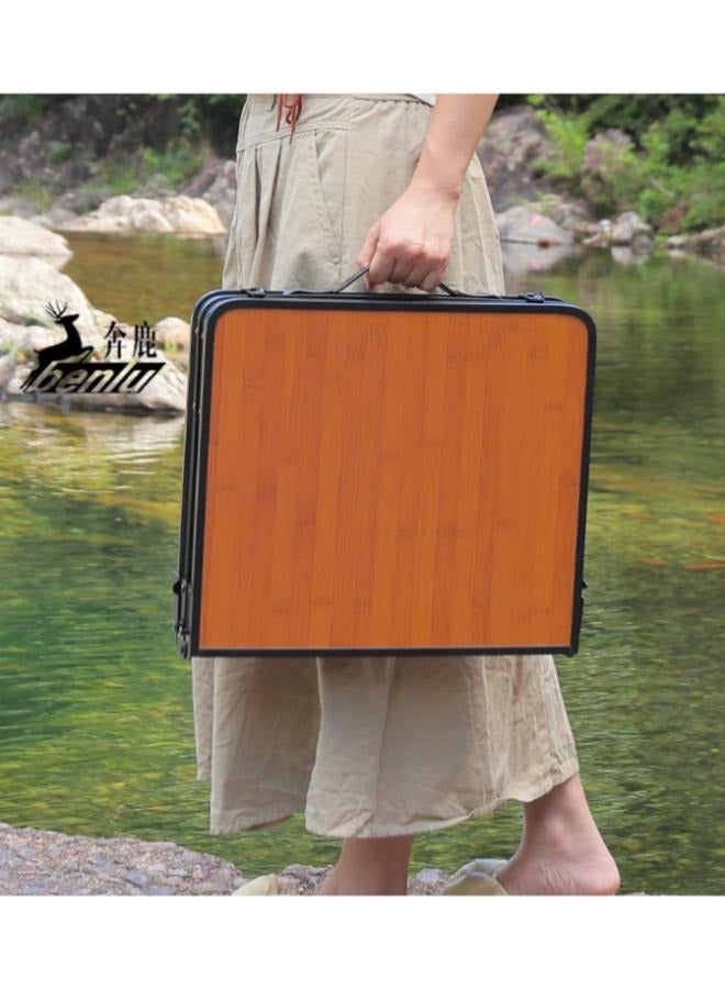 Portable Folding Camping Table Lightweight 60*40cm Outdoor Tables Foldable Grill Table for Camp Picnic Beach BBQ Party - Image 5