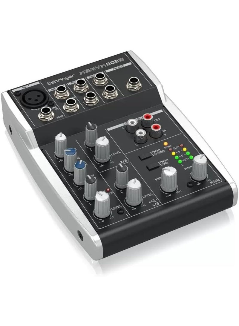 behringer Behringer Xenyx 502S 5-channel Analog Streaming Mixer - Image 2