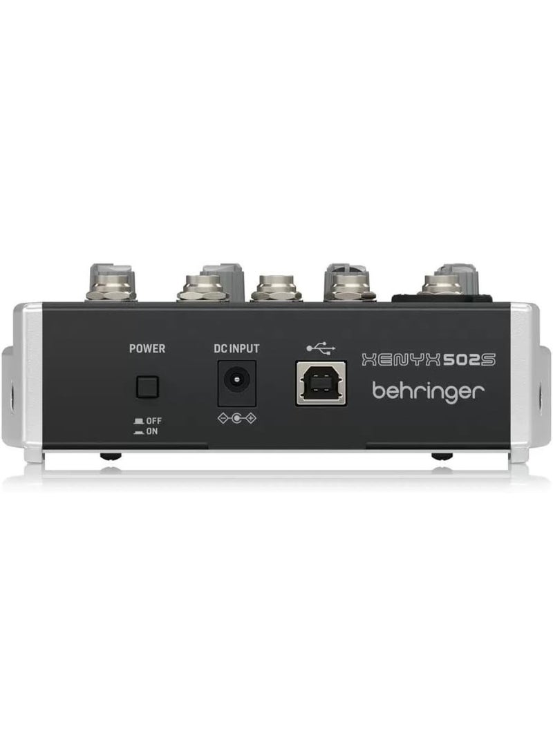 behringer Behringer Xenyx 502S 5-channel Analog Streaming Mixer - Image 3