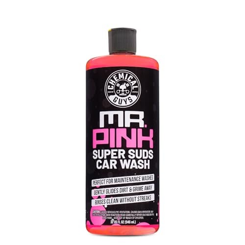 Chemical Guys Mr. Pink Foaming Car Wash Soap (Works with Foam Cannons, Foam Guns or Bucket Washes) Safe for Cars, Trucks, Motorcycles, RVs and More, Candy Scent, Extra Large Size 32 fl oz - CWS_402_32 - Image 1