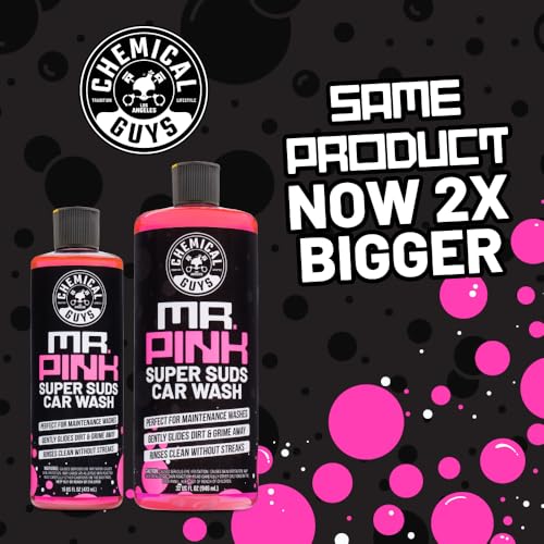 Chemical Guys Mr. Pink Foaming Car Wash Soap (Works with Foam Cannons, Foam Guns or Bucket Washes) Safe for Cars, Trucks, Motorcycles, RVs and More, Candy Scent, Extra Large Size 32 fl oz - CWS_402_32 - Image 2