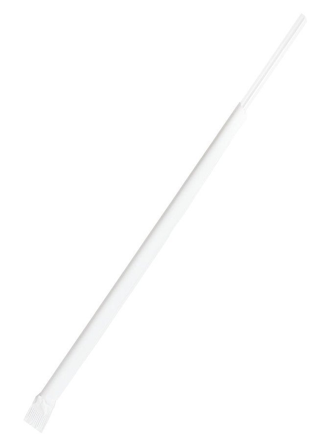 Karat [2,000 ct] 8.75" Jumbo Straws (0.2" Diameter), Individually Wrapped | Clear