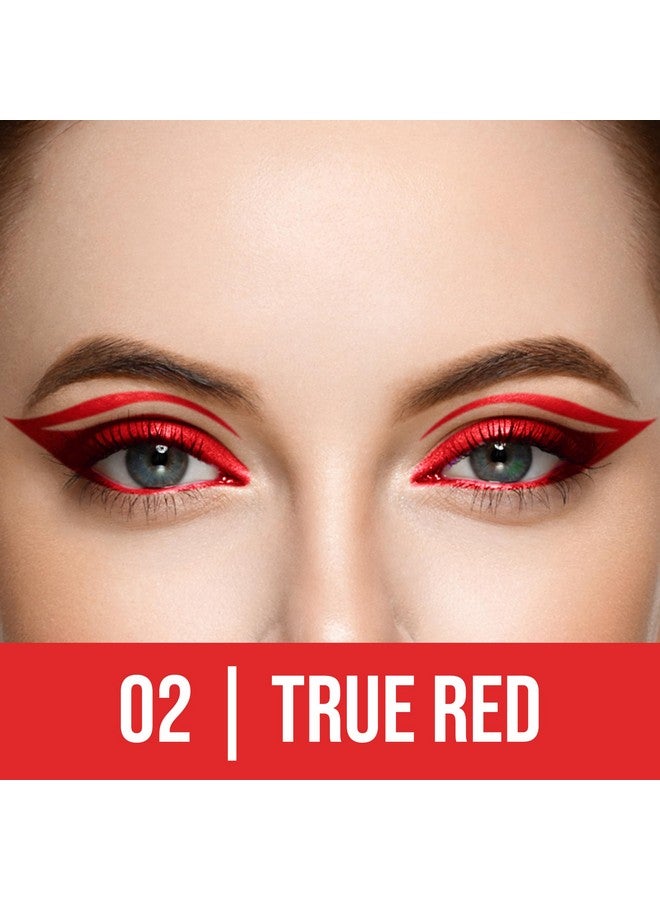 كولورز كوين كحل Extreme Color Kajal - 02 True Red، 0.4 جرام | تطبيق سلس بضربة واحدة، ملمس كريمي للغاية | كحل غير قابل للتغيير، مقاوم للتلطخ، مقاوم للماء | للنساء، يدوم حتى 16 ساعة - Image 2