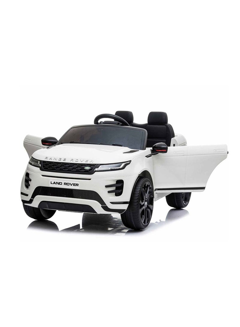 Range Rover Range Rover Evoque Licensed Electric Car, 12V Ride On Car With Remote Control For Kids - White - Image 4