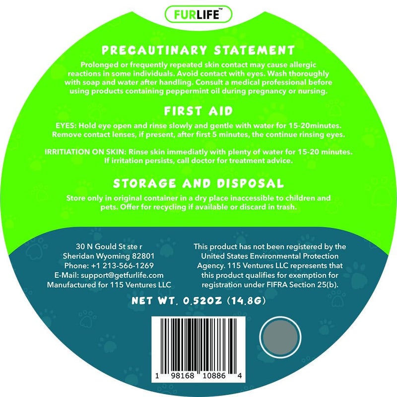 FurLife Grey Dog Tag, Flea and Tick Prevention for Dogs - Waterproof Pendant for Collar, Safe for All Breeds - Image 2