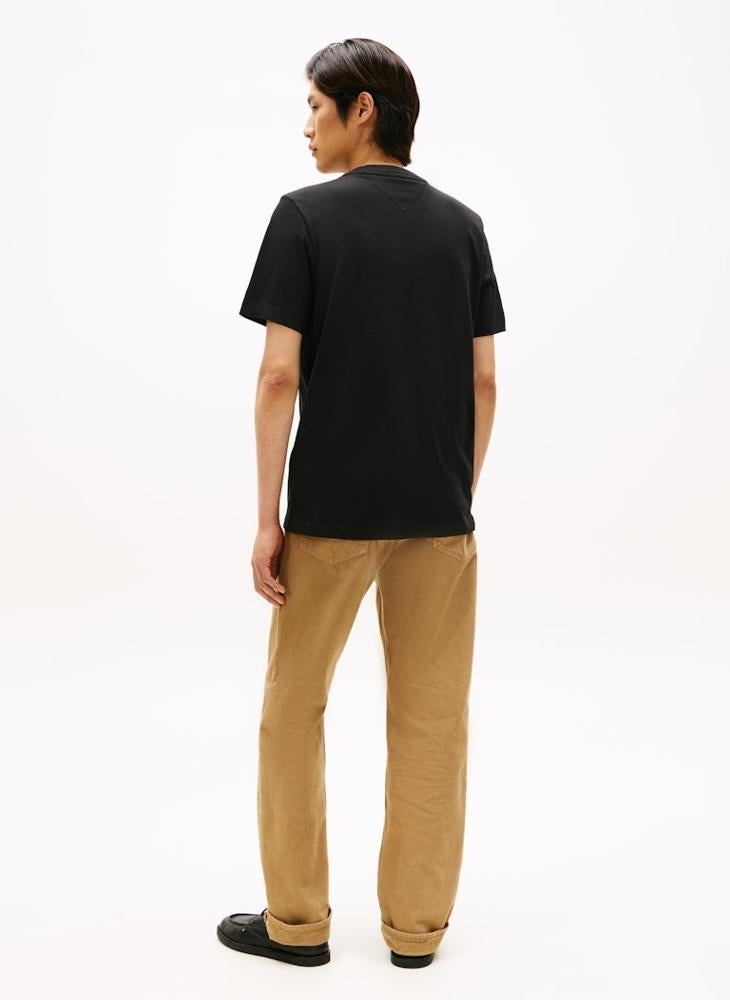 تومي هيلفيغر تيشيرت بياقة دائرية مزين بشعار العلامة التجارية - Image 2